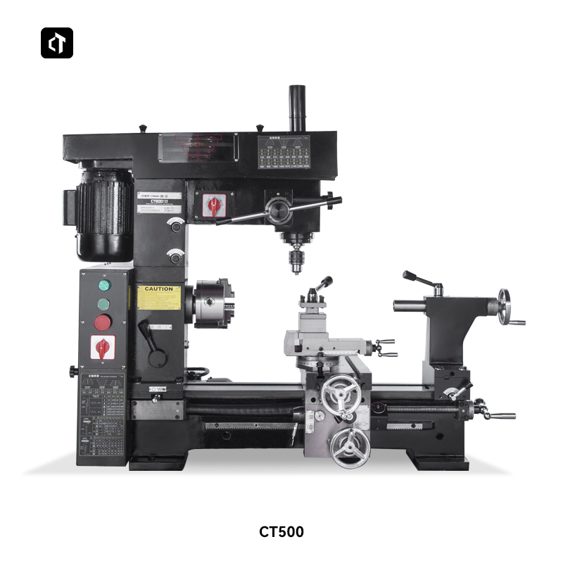Bench Lathe 750W Metal - CT500 draaibank met freesfunctie voor metaalbewerking