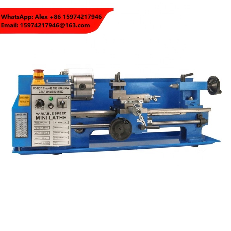 Mini Metal Lathe 7X14 - Automatische Horizontale Kleine Tafelmodel 7x14 Mini