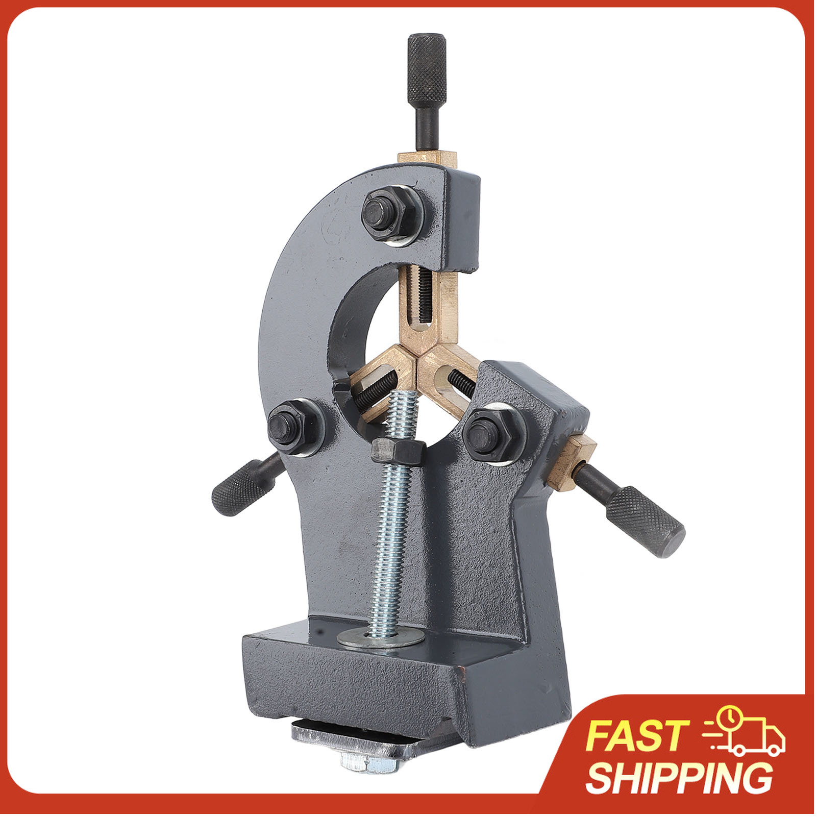 Mini Metal Lathe 7X14 - Houtdraaibank Steady Rest Grijze kleur Metaal