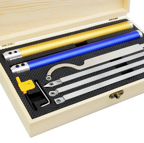 Woodturning Tools Set Hss - 8-delige set houtdraaibeitels met doos, snijplaten