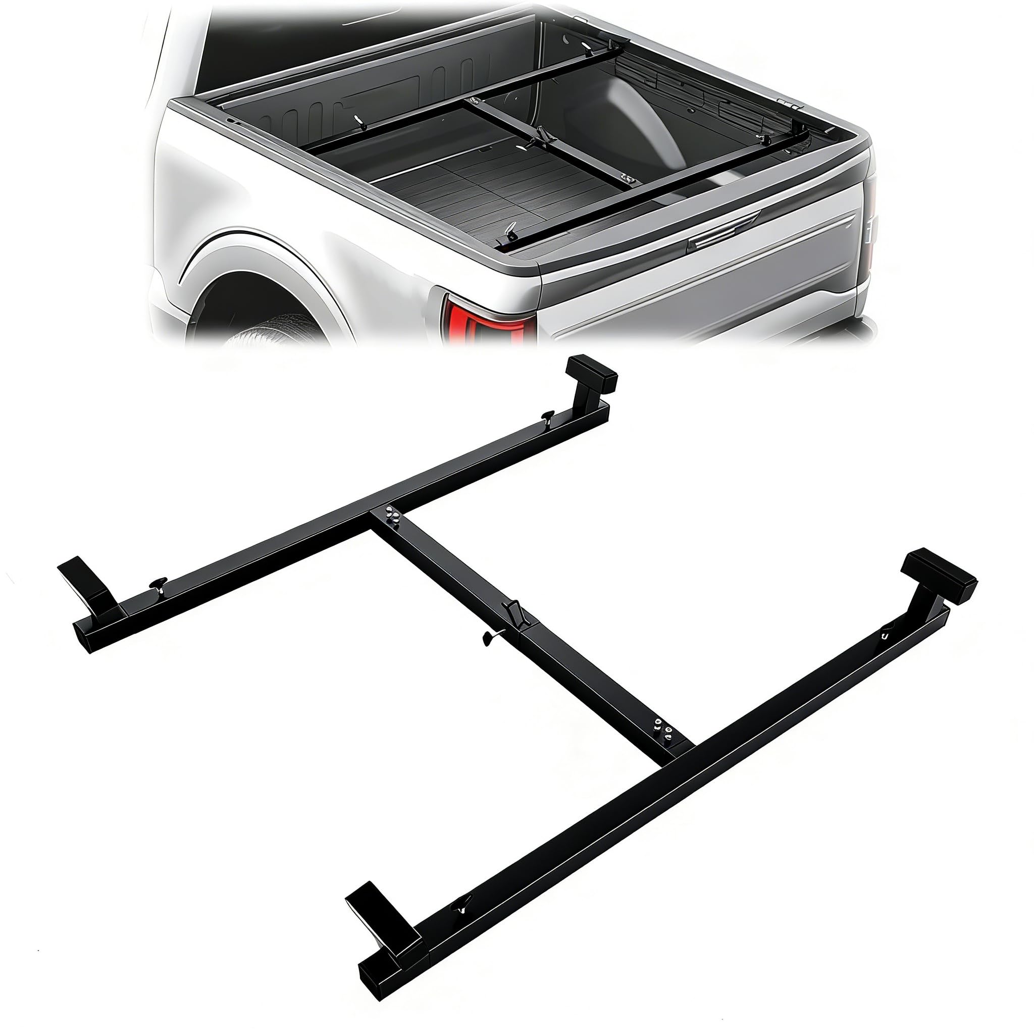 Wood Lathe Bed Extension - Zware, universele, verstelbare truckbedlift/takel voor pick-up