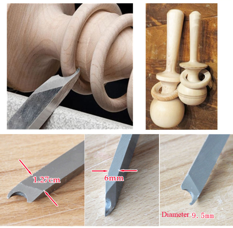 Woodturning Tools Set Hss - Draaibankbeitels, HSS houtsnijgereedschap, handbeitels, messenset, draaigereedschap