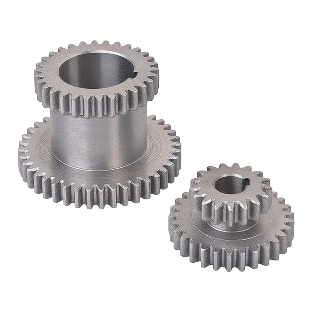 Mini Metal Lathe 7X14 - Tweedelige metalen tandwielset compatibel met voor