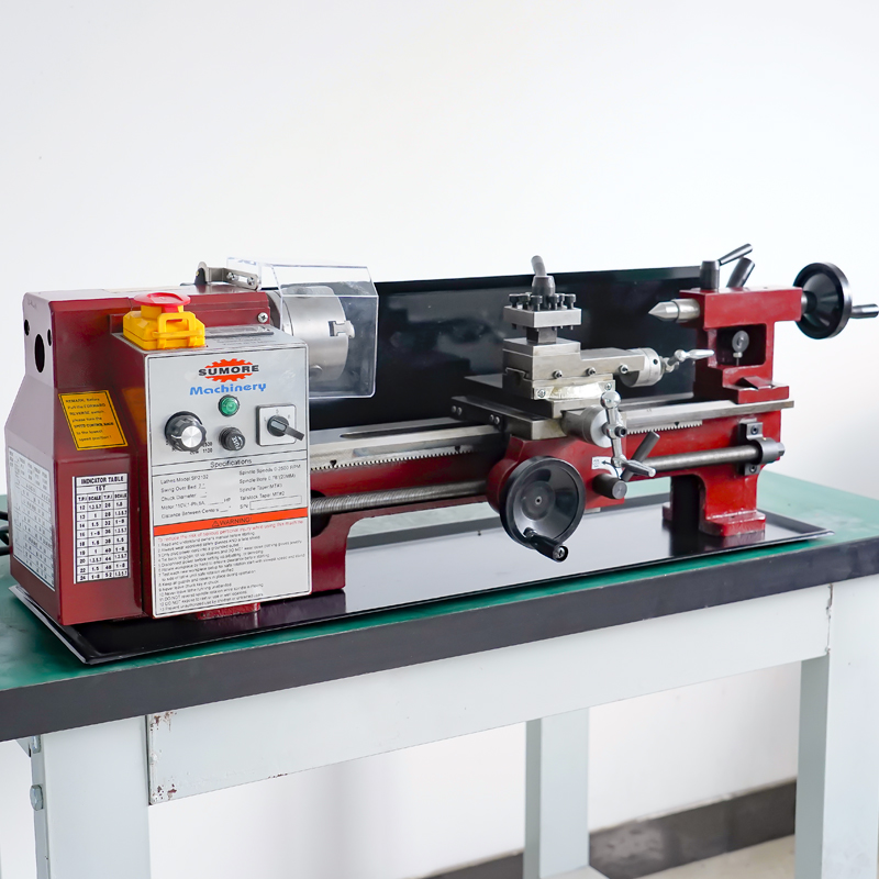 Bench Lathe 750W Metal - FS-WBL1835 Mini Metaaldraaibank Handmatige Draaibank 750W