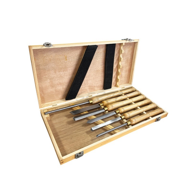Woodturning Tools Set Hss - 6 stks/set van handvat draaibank mes