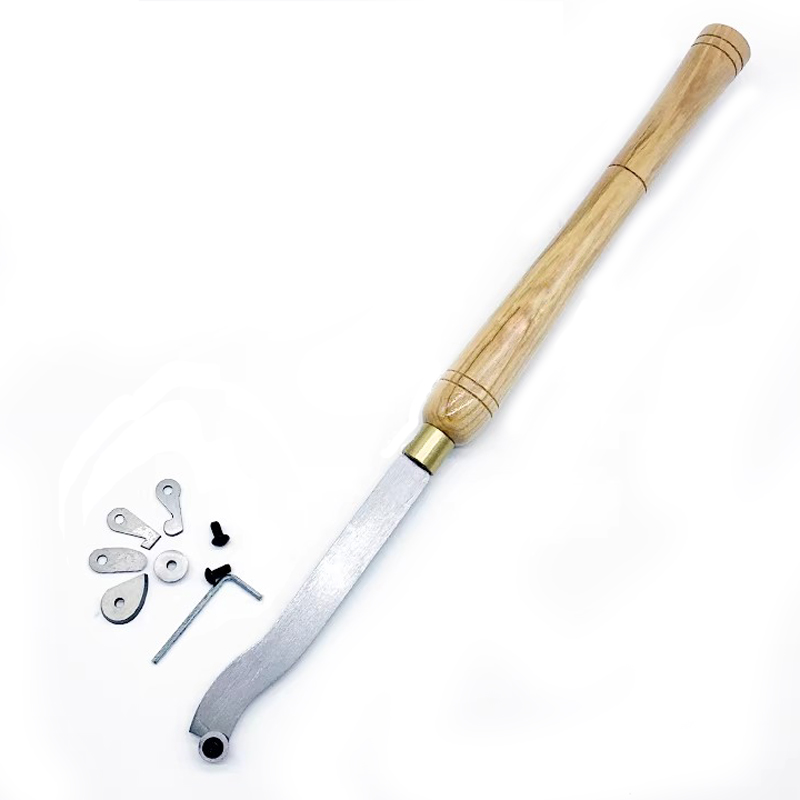 Woodturning Tools Set Hss - 6-delige HSS houtdraaigereedschapset met houten handvat,