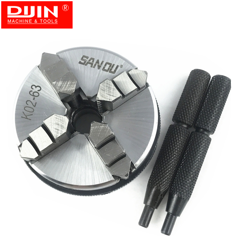 Wood Lathe Chuck 4 Jaw - Klauwplaat 63mm SANOU Merk 4 Kaak