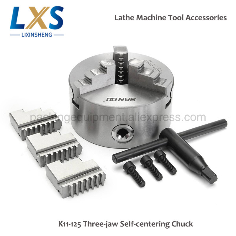 Lathe Chuck 3 Jaw 125Mm - K11-125 3 Kaak Handmatige Klauwplaat 125mm