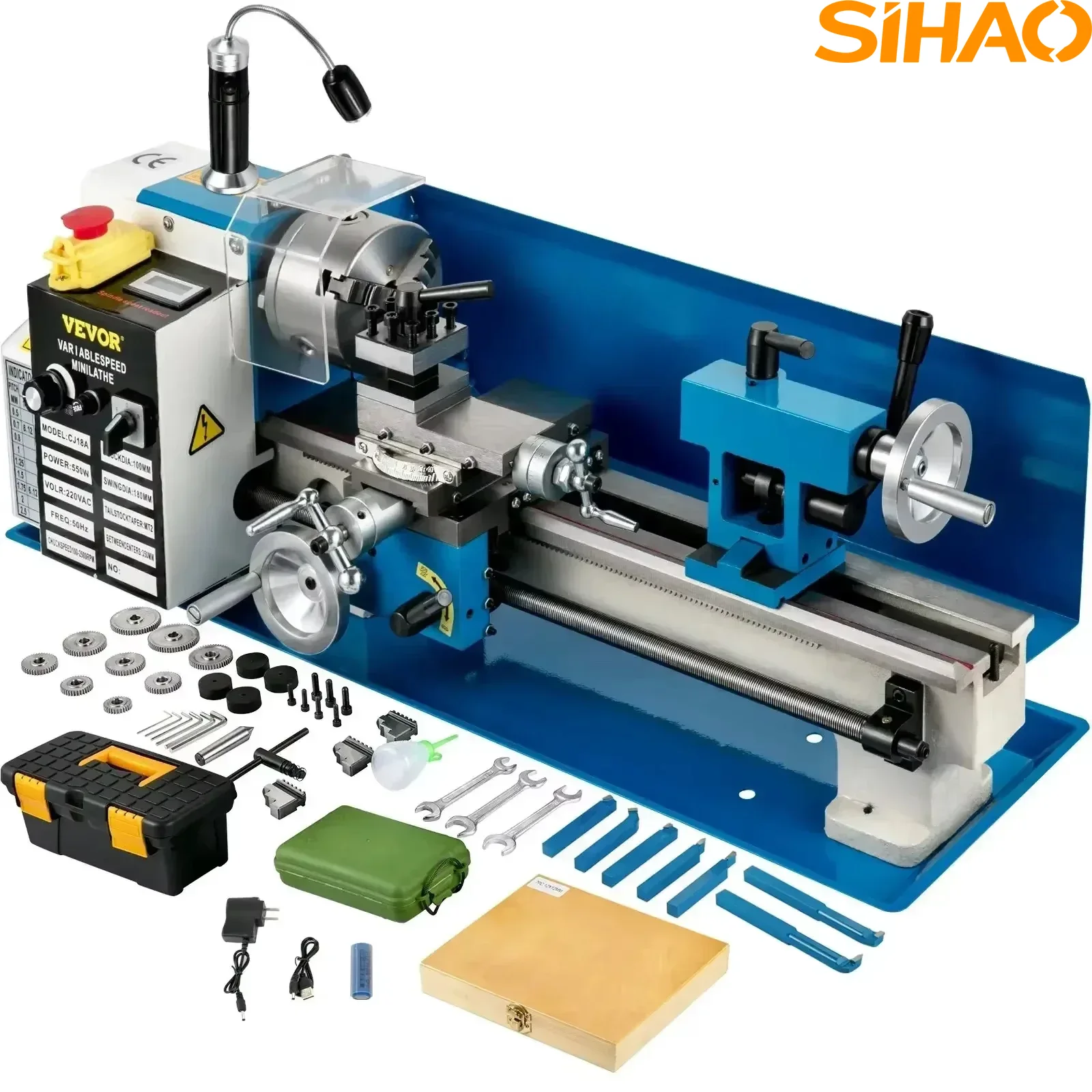 SIHAO Mini Metaaldraaibank 7x1 - Mini Metal Lathe 7X14 recensie en prijs
