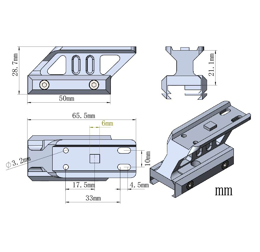 Vector Optics Red Dot Riser Ra - Wood Lathe Bed Extension recensie en prijs