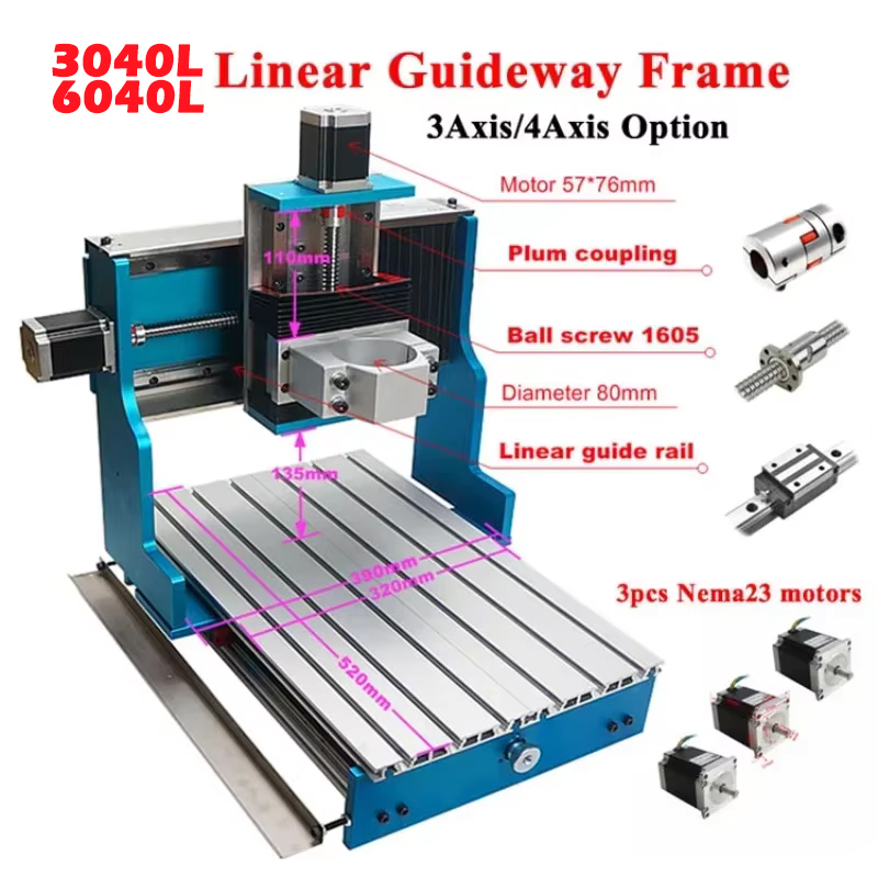 LY Square Rail Lineaire Geleid - Cnc Wood Lathe Machine recensie en prijs
