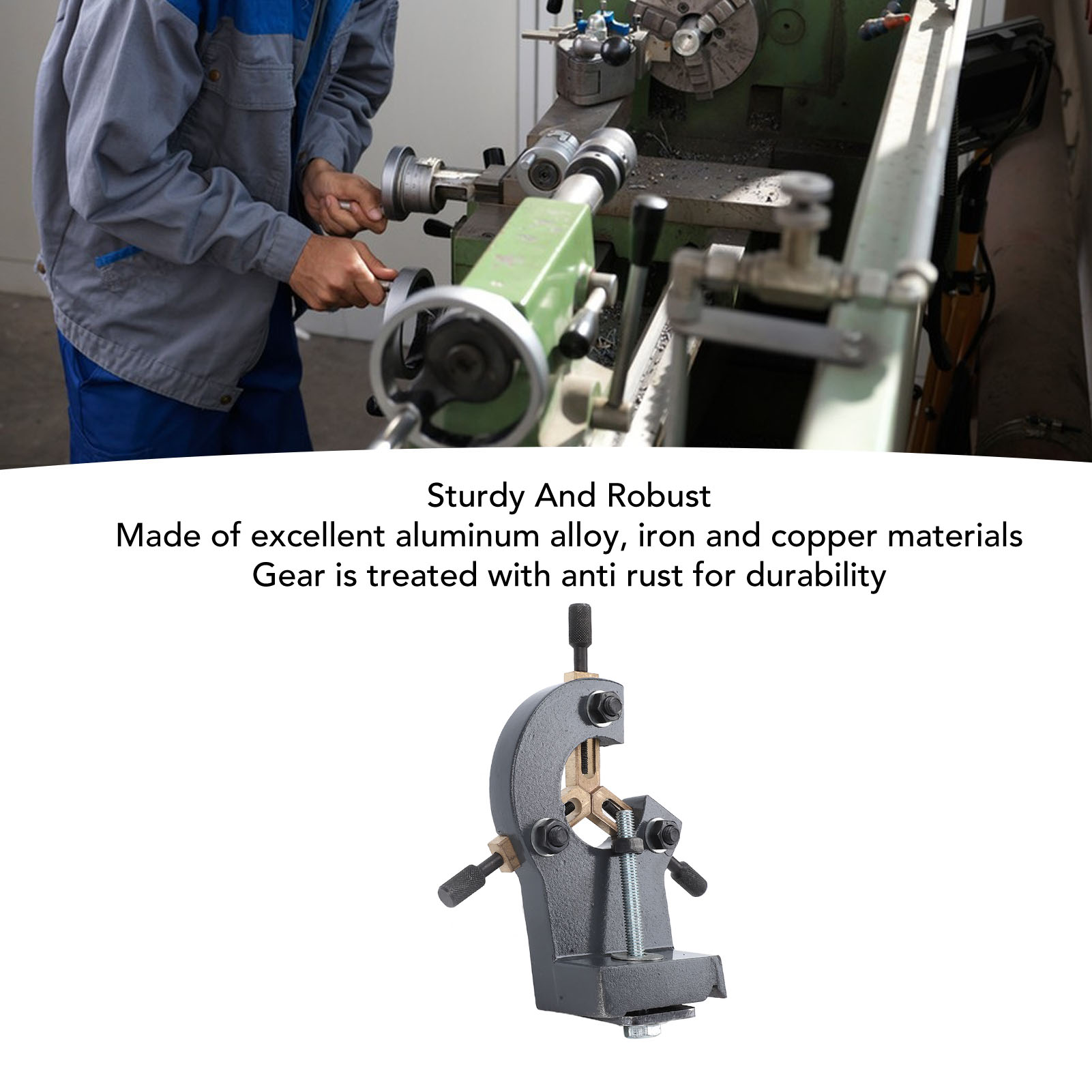 Houtdraaibank Steady Rest Grij - Mini Metal Lathe 7X14 recensie en prijs
