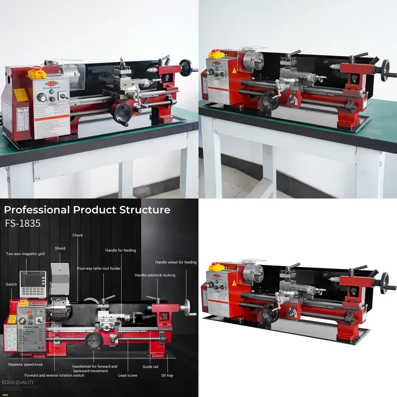 Fusai FS-WBL1835 Mini Metaaldr - Bench Lathe 750W Metal recensie en prijs