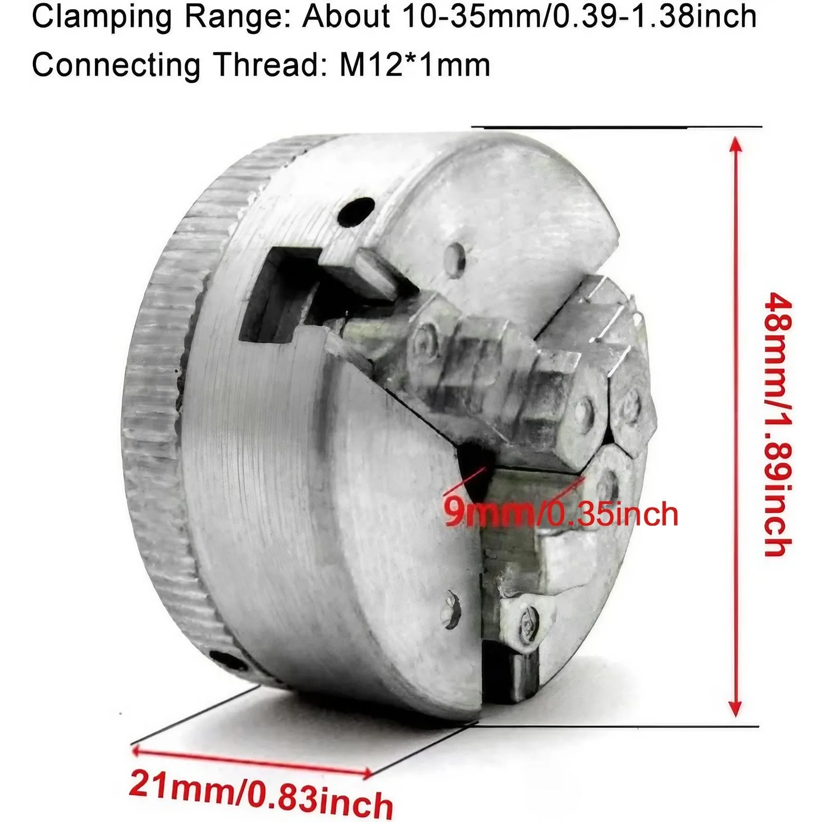 Elektrische draaibankboorkop,  - Wood Lathe Chuck 4 Jaw recensie en prijs