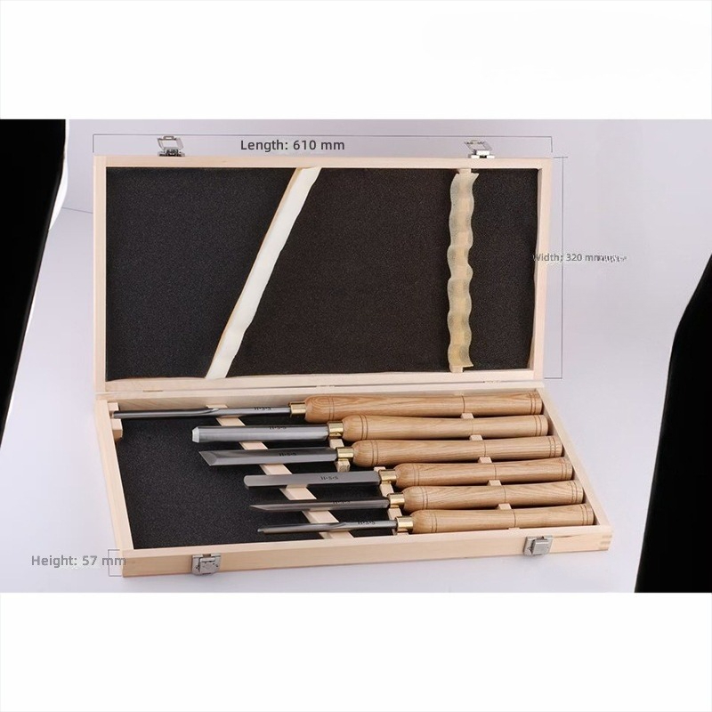 Nieuwe houtbewerkingsdraaibeit - Woodturning Tools Set Hss recensie en prijs
