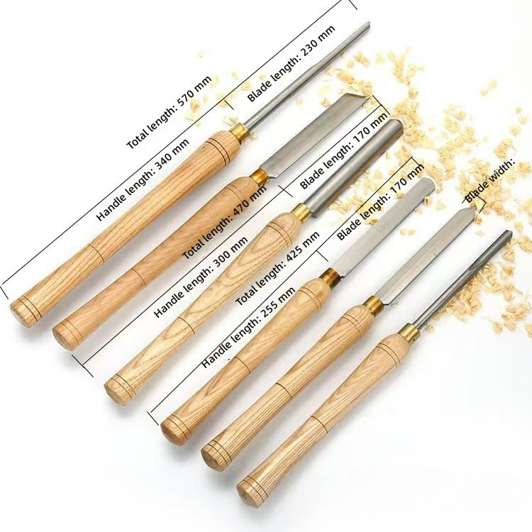 Nieuwe houtbewerkingsdraaibeit - Woodturning Tools Set Hss recensie en prijs