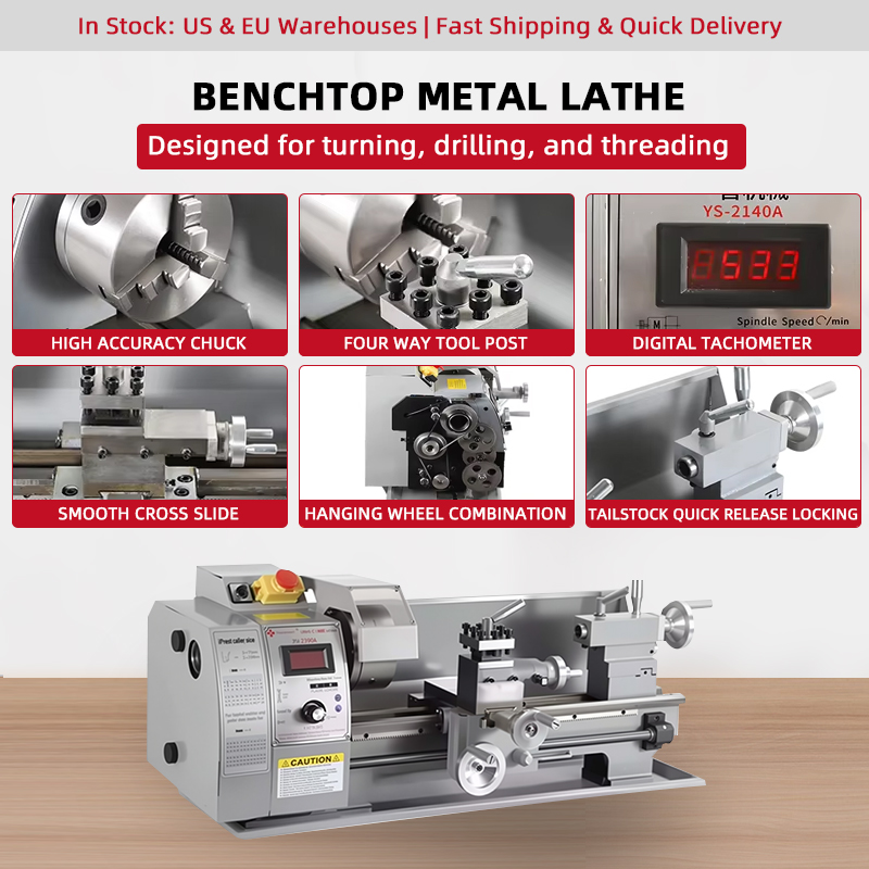 Professionele OEM 750W 72,9kg  - Bench Lathe 750W Metal recensie en prijs