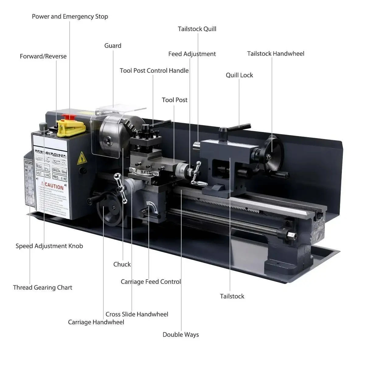 China Horizontale Kleine Tafel - Mini Metal Lathe 7X14 recensie en prijs