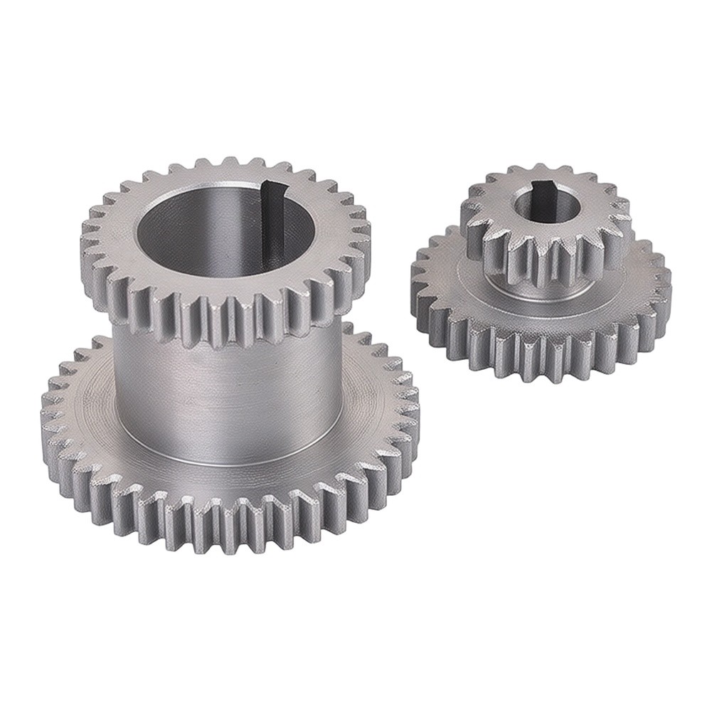 Tweedelige metalen tandwielset - Mini Metal Lathe 7X14 recensie en prijs