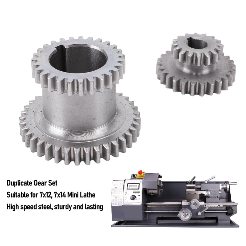 Metalen tandwielset, 2 snelhed - Mini Metal Lathe 7X14 recensie en prijs