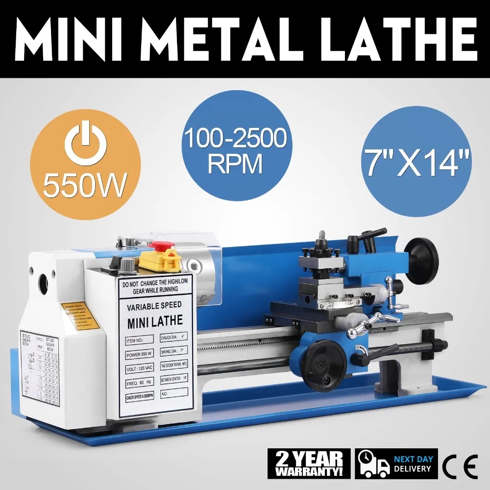 Miniatuur draaibank CJ 0618 55 - Woodworking Lathe Variable Speed 550W recensie en prijs