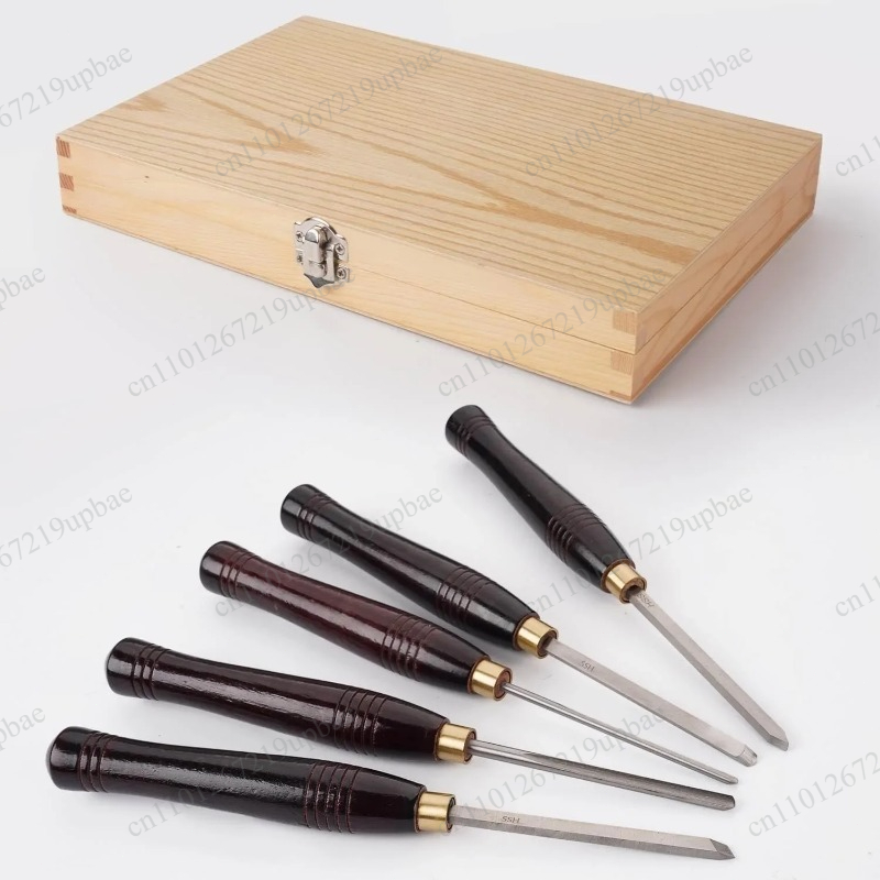 5-delige HSS-draaibankbeitelse - Woodturning Tools Set Hss recensie en prijs