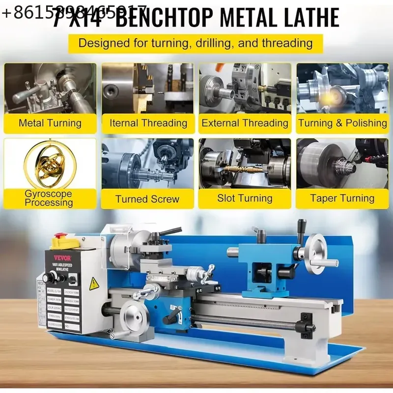 Geüpgradede 7x14 inch metalen  - Mini Metal Lathe 7X14 recensie en prijs